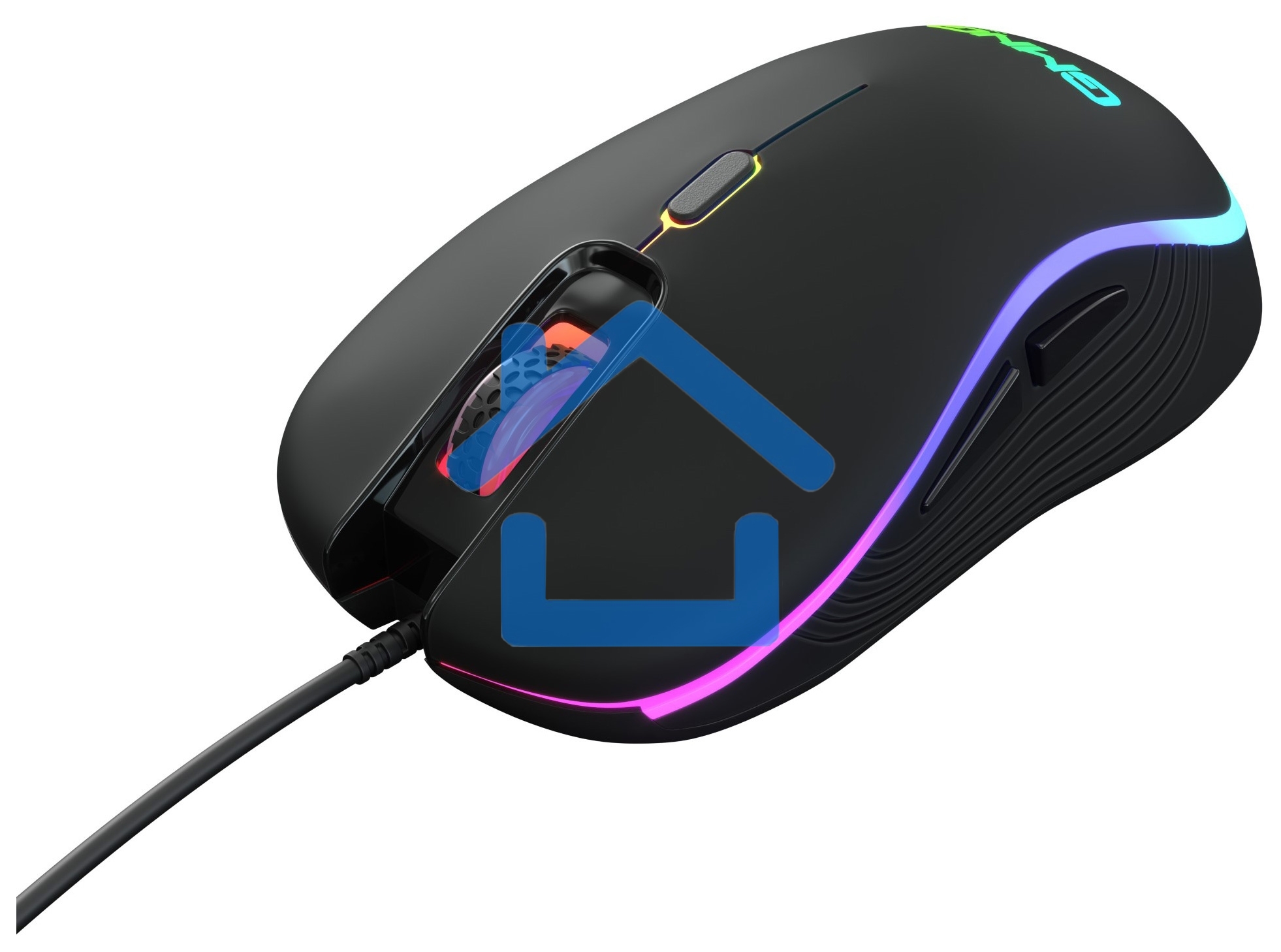 Мышь проводная Oklick GMNG 723GM черный, 3200 dpi, USB, кнопки - 6