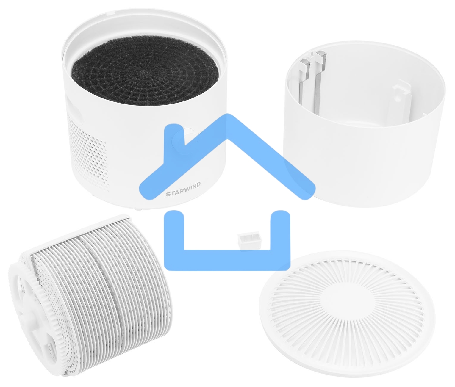 Мойка воздуха Starwind SAW5520 25Вт белый