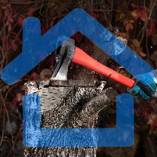 Топор-колун Matrix с клиновидным полотном 2000 г, фибергласовое обрезиненное топорище 880 мм