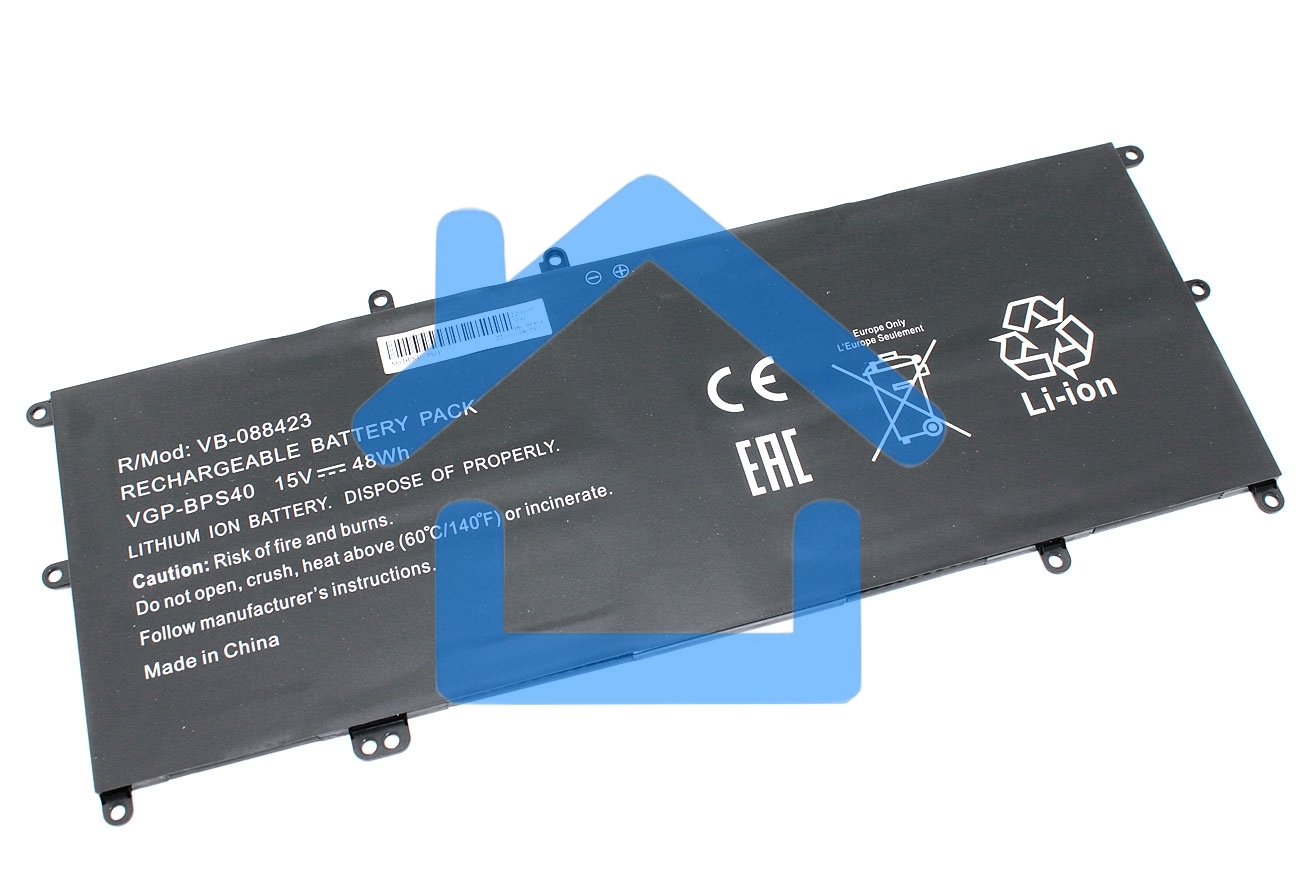 Аккумуляторная батарея для ноутбука Sony Vaio SVF14 SVF15 (VGP-BPS40) 15.0V 48Wh OEM