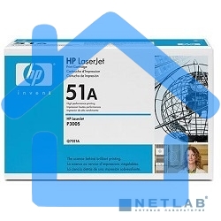 Картридж лазерный HP Q7551A черный для LJ P3005/M3035mfp/M3027mfp 6500 стр.