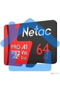 Флеш карта MicroSD card Netac P500 Extreme Pro 64Gb, retail version w/o SD adapter