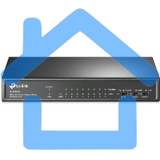 Коммутатор 9-port 10/100Mbps unmanaged switch with 8 PoE+ ports, compliant with 802.3af/at PoE, 65W PoE budget, support 250m Extend Mode, Priority mode and Isolation mode, desktop mount, plug and play.