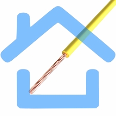 Провод ПГВА Rexant 1х0.50 мм², Cu, желтый, бухта 500 м