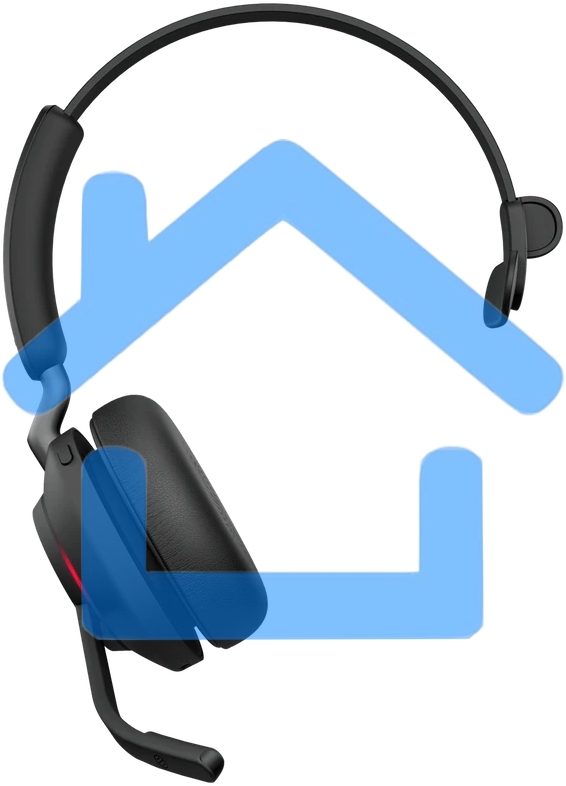 Гарнитура беспроводная Jabra Evolve2 65, Link380a MS Mono черный