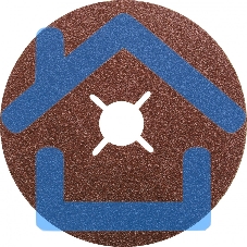 Круг фибровый Matrix, Р 80, 180 х 22мм, 5шт.