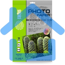 Фотобумага Cactus CS-GSA4130100 A4/130г/м2/100л. глянцевое самоклей. для струйной печати