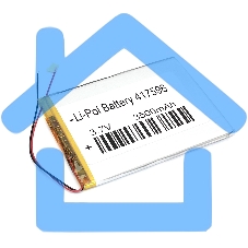 Аккумулятор Li-Pol (батарея) 4.1*75*96мм 2pin 3.7V/3500mAh