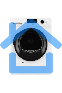 Сушильная машина MONSHER MDM 631 Blanc белый, 8 кг, сушка - тепловой насос, программ - 16, 59.5 x 84.5 x 62.5 см