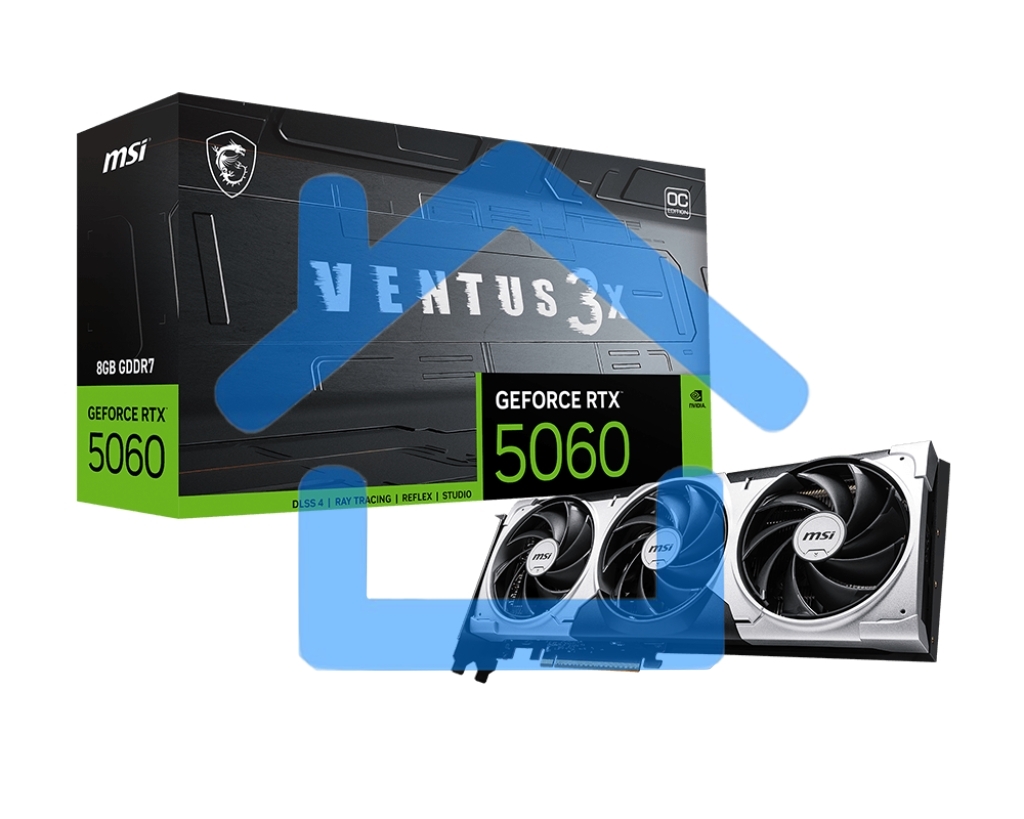 Видеокарта MSI GeForce RTX 5060 8G VENTUS 3X OC