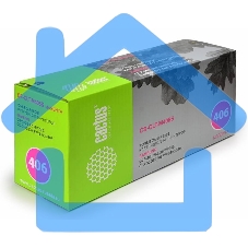 Картридж лазерный Cactus CS-CLT-M406S magenta пурпурный (1000 стр.) для принтеров Samsung CLP-360/365/CLX-3300/3305