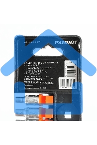 Набор торцовых головок PATRIOT SSR-1/4, CrV сталь, трещотка, удлинитель, 12 предм.Тороцовые головки 10 шт: 4,5,6,7,8,9,10,11,12,13 мм удлинитель 100мм 1шт трещотка 72 зуба 1 шт