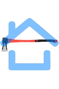 Топор-колун Matrix с клиновидным полотном 3000 г, фибергласовое обрезиненное топорище 900 мм