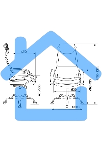 Кресло руководителя Бюрократ CH-608SL/BLACK TW-01 TW-11 черный, искусст.кожа/ткань, крестовина хром, спинка сетка