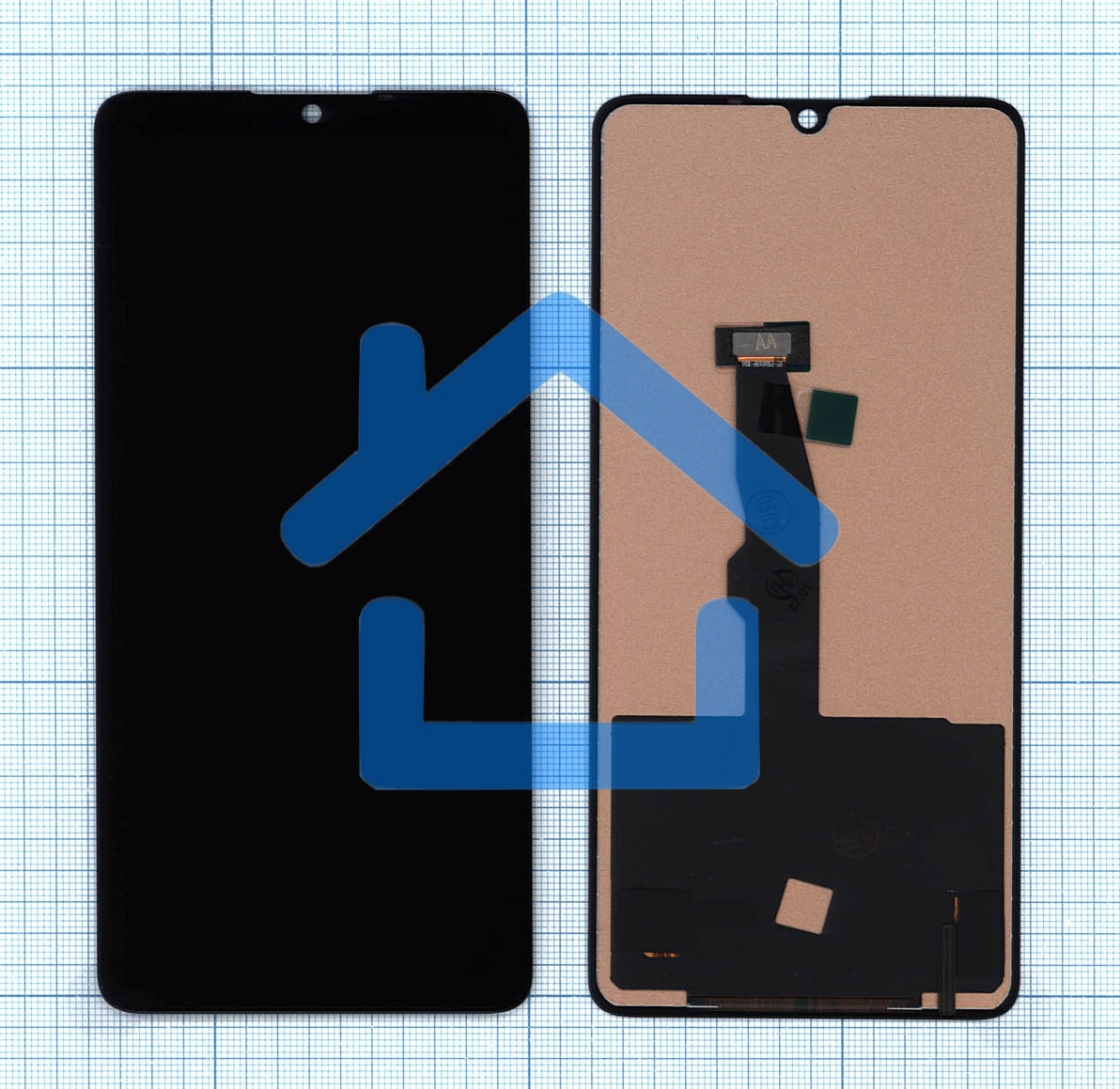 Дисплей для Huawei P30 в сборе с тачскрином (OLED) черный