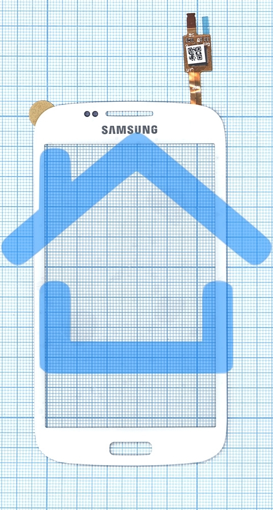 Сенсорное стекло (тачскрин) для Samsung Galaxy Core GT-I8260/8262, белое