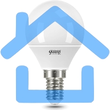 Лампа светодиодная LED Gauss Elementary Шар 12W 920lm E14 4100K