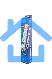 Фильтр-удлинитель PowerCube PRO (SPL(5+1)-16B-P-5М) 5.0 м, LC контур - подавление В/Ч помех, 16А/3,5кВт