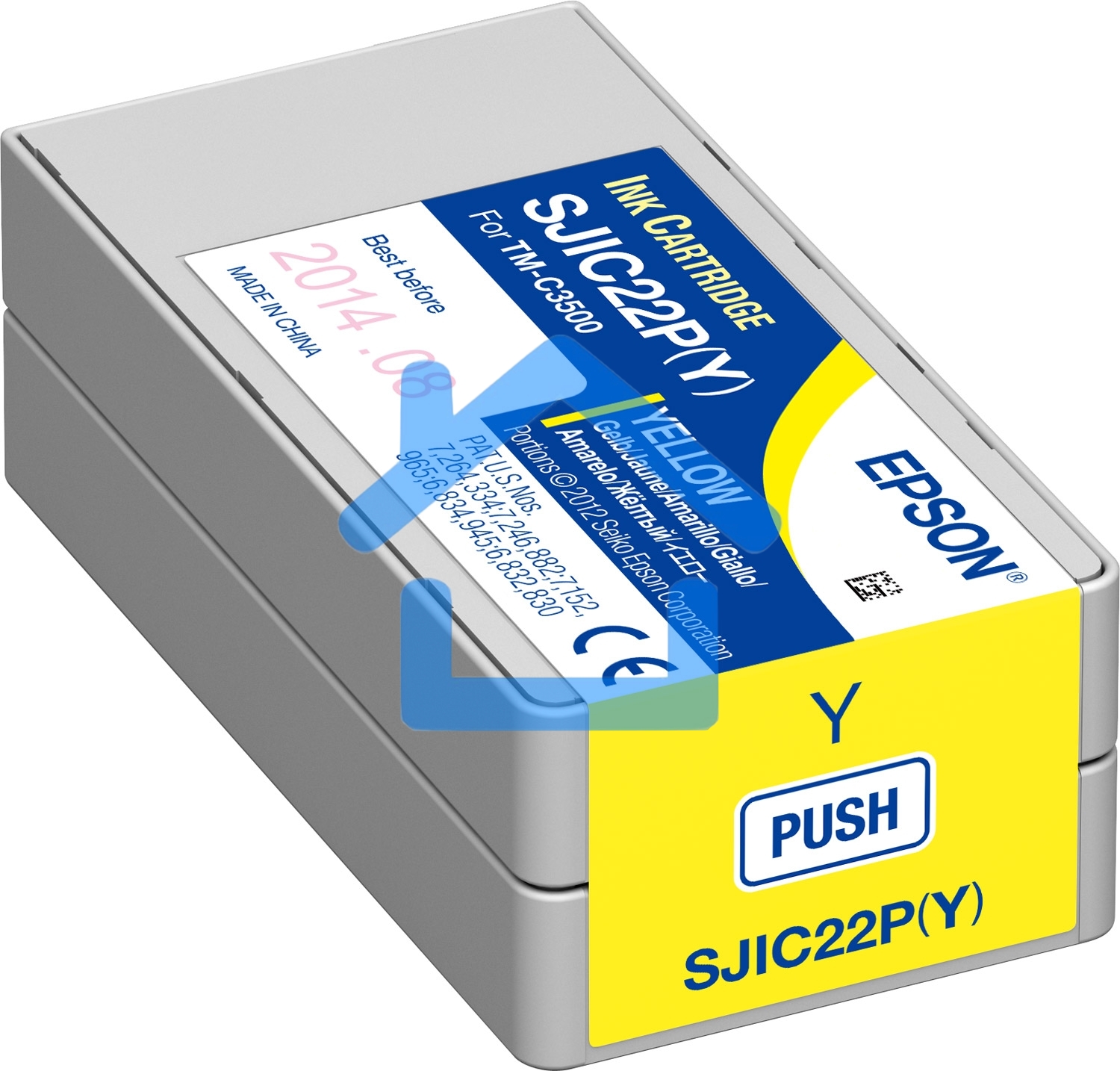 Картридж струйный SJIC22P(Y): INK CARTRIDGE FOR TM-C3500 желтый