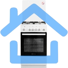 Плита комбинированная De Luxe 5040.40ГЭ (КР) ЧР белый, конфорок 4 шт, духовка 43 л, 50 см x 85 см x 50 см Плита комбинированная De Luxe 5040.40ГЭ (КР) ЧР белый, конфорок 4 шт, духовка 43 л, 50 см x 85 см x 50 см