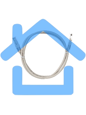 Коммутационный шнур Патч-корд литой Aopen/Qust ANP511_1M UTP кат.5е 1м серый