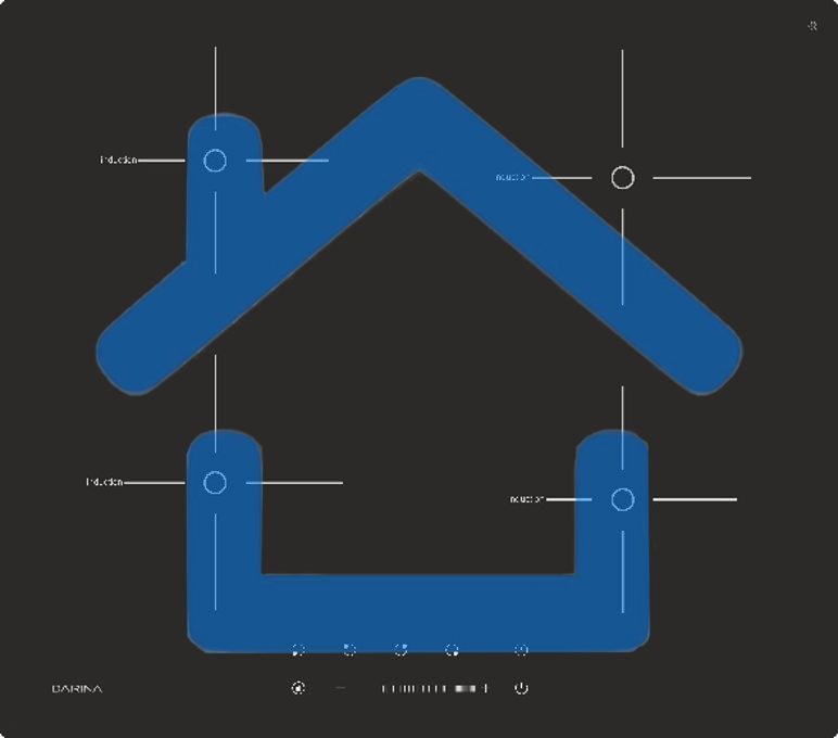 Индукционная варочная панель Darina PL EI313 B, черный