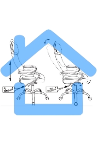 Кресло руководителя Бюрократ CH-608SL/BLACK TW-01 TW-11 черный, искусст.кожа/ткань, крестовина хром, спинка сетка