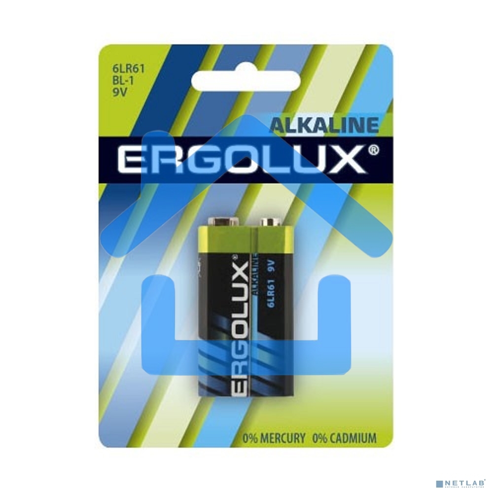 Элемент питания алкалиновый Ergolux 