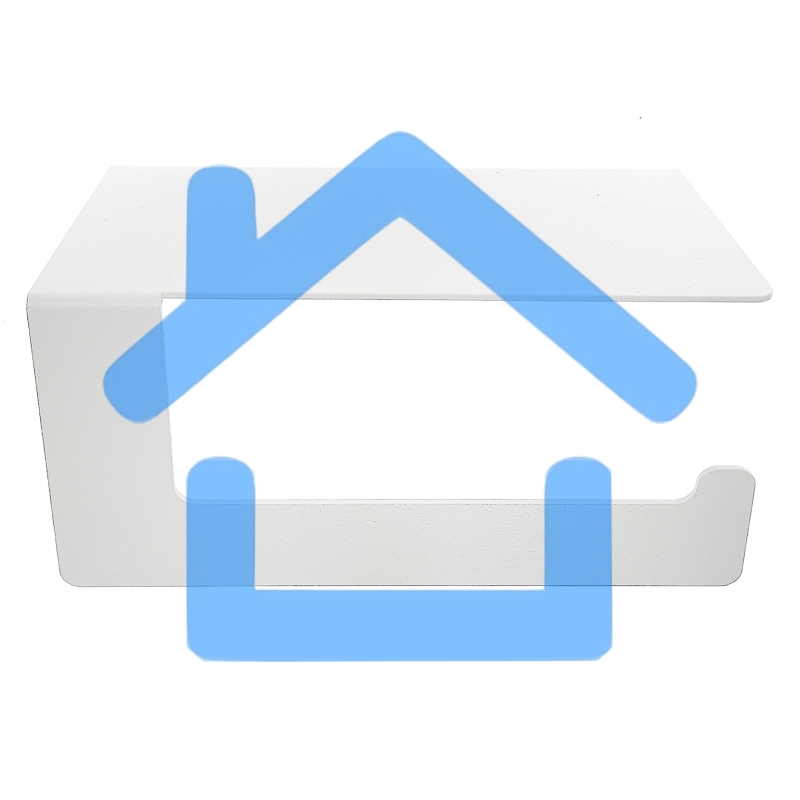 Держатель для туалетной бумаги с полкой хранения Rexant белый