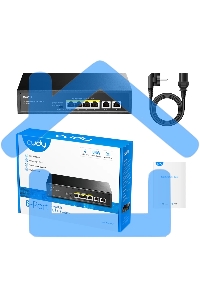 Коммутатор Cudy GS1006P (L2) 6x1Gbит/с 6PoE+ неуправляемый