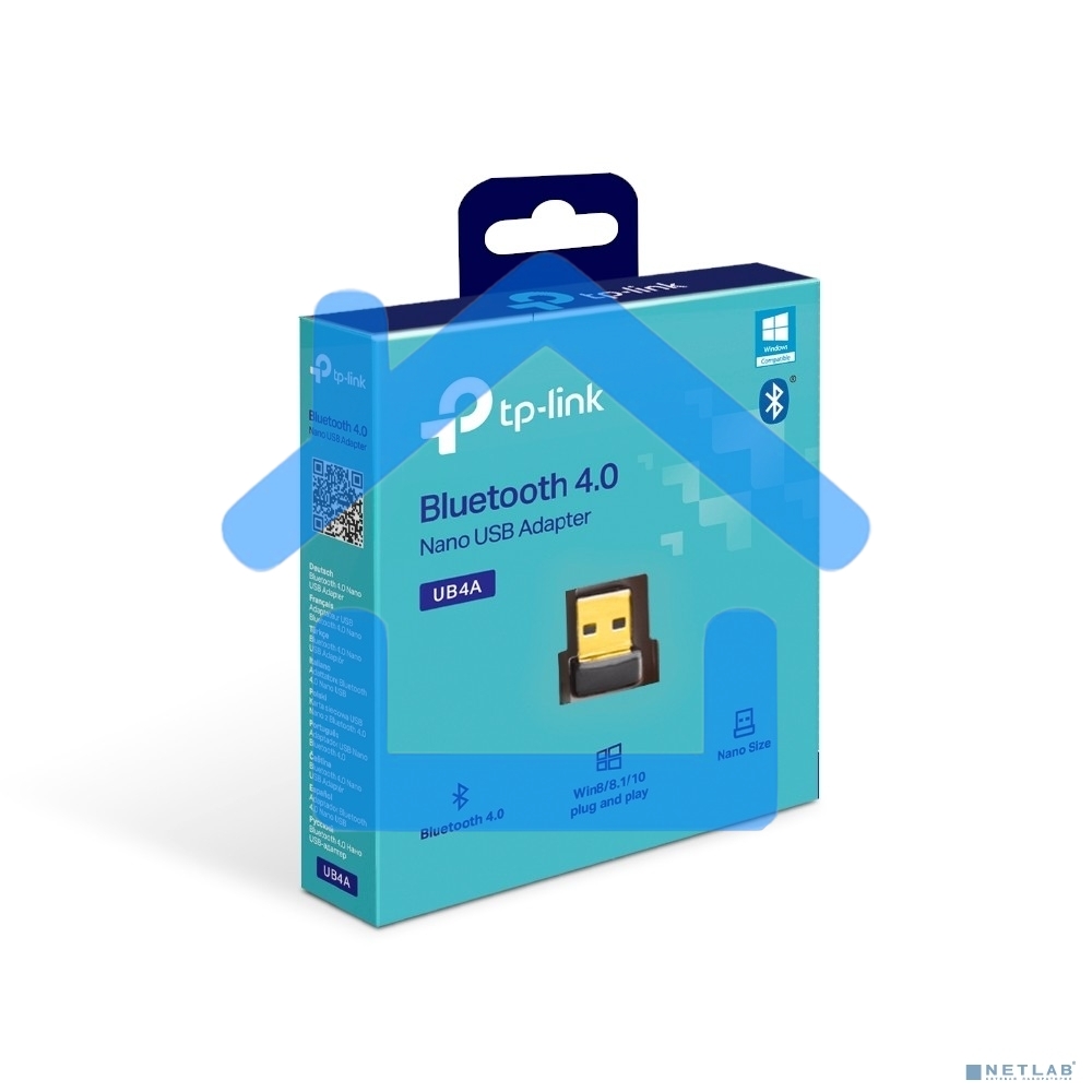 Сетевой адаптер TP-Link UB4A Bluetooth 4.0 Nano USB-адаптер, USB 2.0