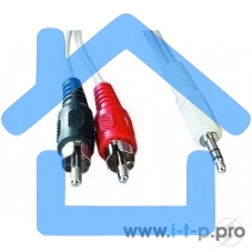 Кабель аудио Gembird Jack3.5 / 2xRCA, 1.5м