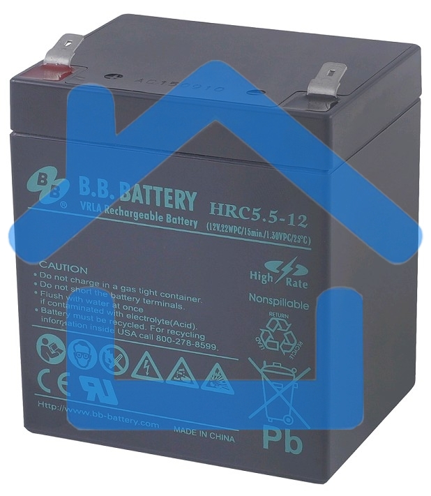 Батарея B.B. Battery HRC 5.5-12 (12V 5Ah)