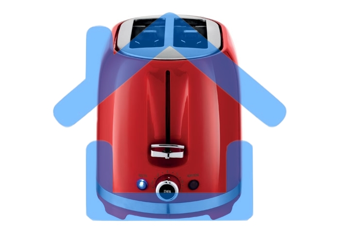 Тостер Centek СТ-1432 RED