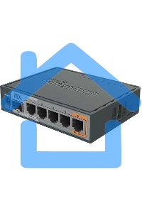 PoE-маршрутизатор MikroTikRB760iGS2 ядра (880 МГц), 5х 1G RJ45, SFP, USB, MicroSD, раздача PoE (HEX S)