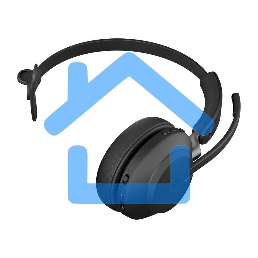 Гарнитура беспроводная Jabra Evolve2 65, Link380a MS Mono черный