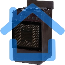 Плита комбинированная Flama RK 2201 B коричневый, конфорок 4 шт, духовка 50 л, 50 см x 85 см x 60 см