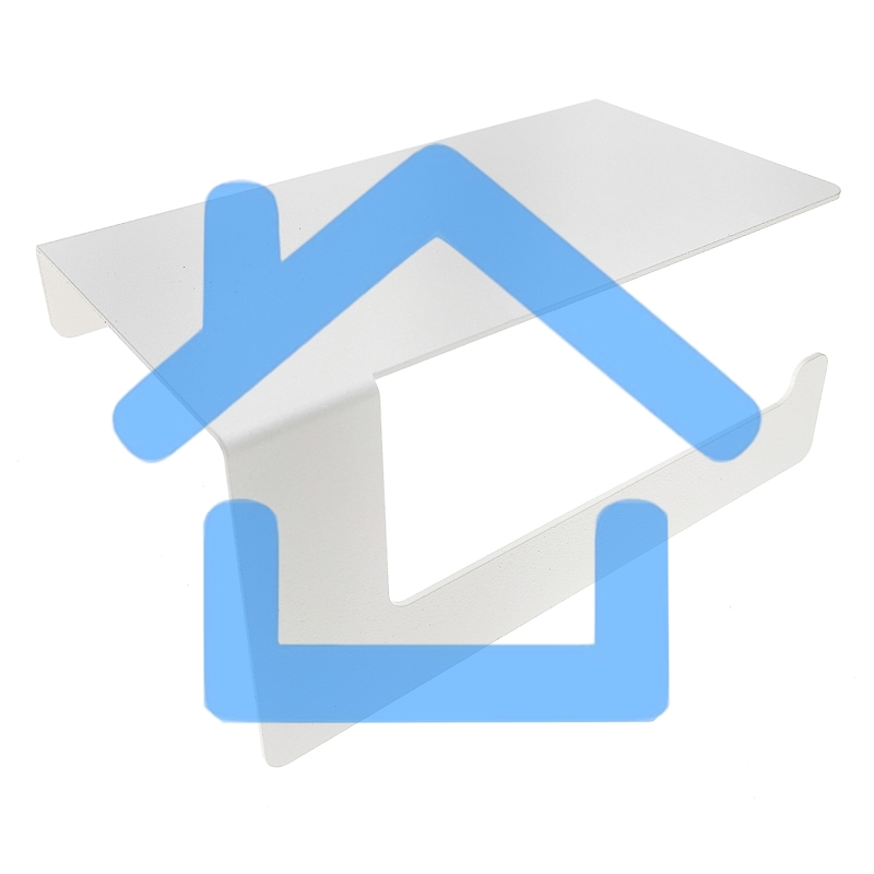 Держатель для туалетной бумаги с полкой хранения Rexant белый