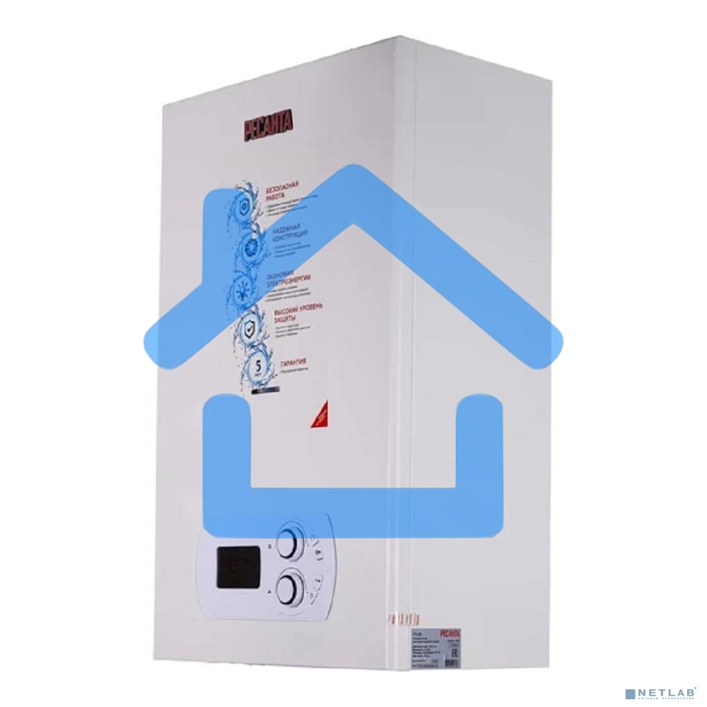 Газовый настенный двухконтурный котел ГК-24 Ресанта