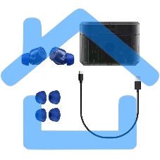 Наушники беспроводные HyperX Cirro Buds Pro синий