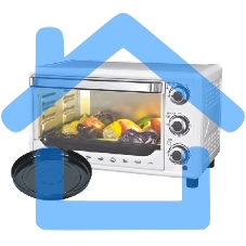 Мини-печь Sakura SA-7000WP 27л, духовка 1500Вт, механ.управление, белый