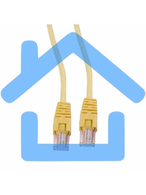 Патч-корд FTP Cablexpert кат.6, 5м, литой, многожильный (желтый)