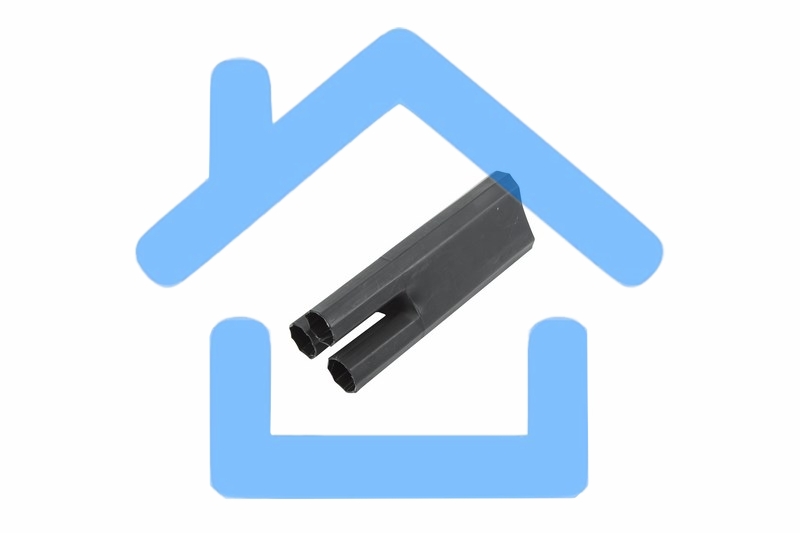 Термоусаживаемая перчатка на 3 жилы 87,0/46,0 мм черная Rexant