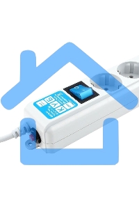 Фильтр-удлинитель PowerCube PRO (SPL(5+1)-16B-P-5М) 5.0 м, LC контур - подавление В/Ч помех, 16А/3,5кВт