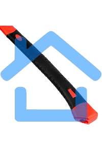 Топор-колун Matrix с клиновидным полотном 3000 г, фибергласовое обрезиненное топорище 900 мм