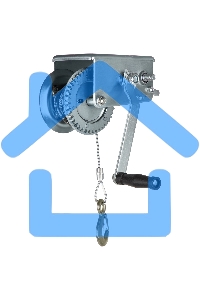 Лебедка шестеренчатая Matrix тяга - 0,8 т, 9 м, тросовая