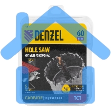 Коронка по металлу Denzel твердосплавная, 60 мм