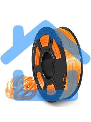 Филамент NVPRINT TPU Trans. Orange для 3D печати диаметр 1.75мм длина 165 метров масса 0,5 кг