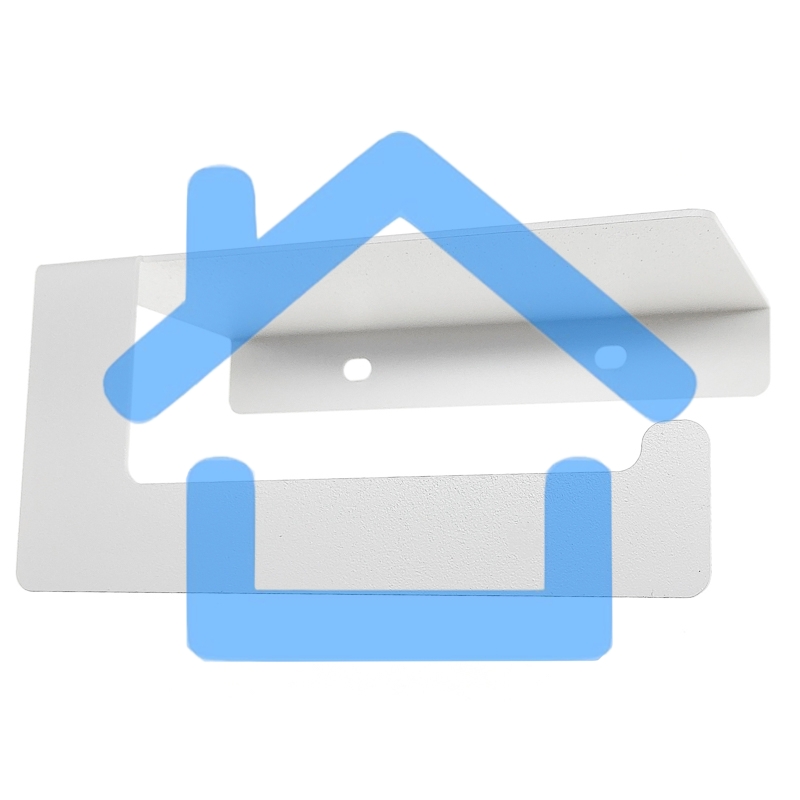 Держатель для туалетной бумаги с полкой хранения Rexant белый