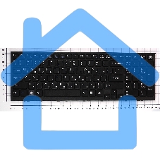 Клавиатура для ноутбука Sony Vaio VPCEL VPC-EL черная с черной рамкой